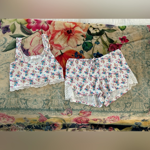 LoveShackFancy Other - Never worn LoveShackFancy Pajama set size small